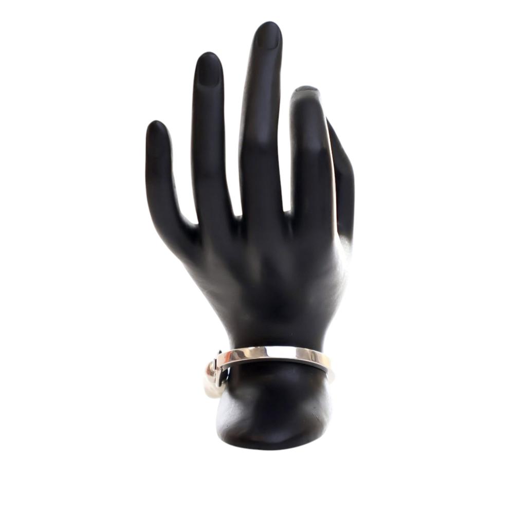 Hermès AB Hermès Silver SV925 / Sterling Silver Metal Sterling Silver Galop Bracelet Italy