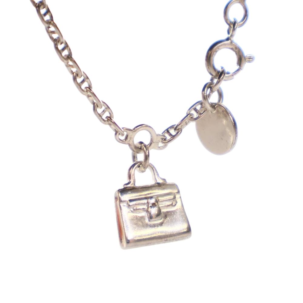 Hermès AB Hermès Silver SV925 / Sterling Silver Metal Sterling Silver Amulettes Kelly Bracelet Italy