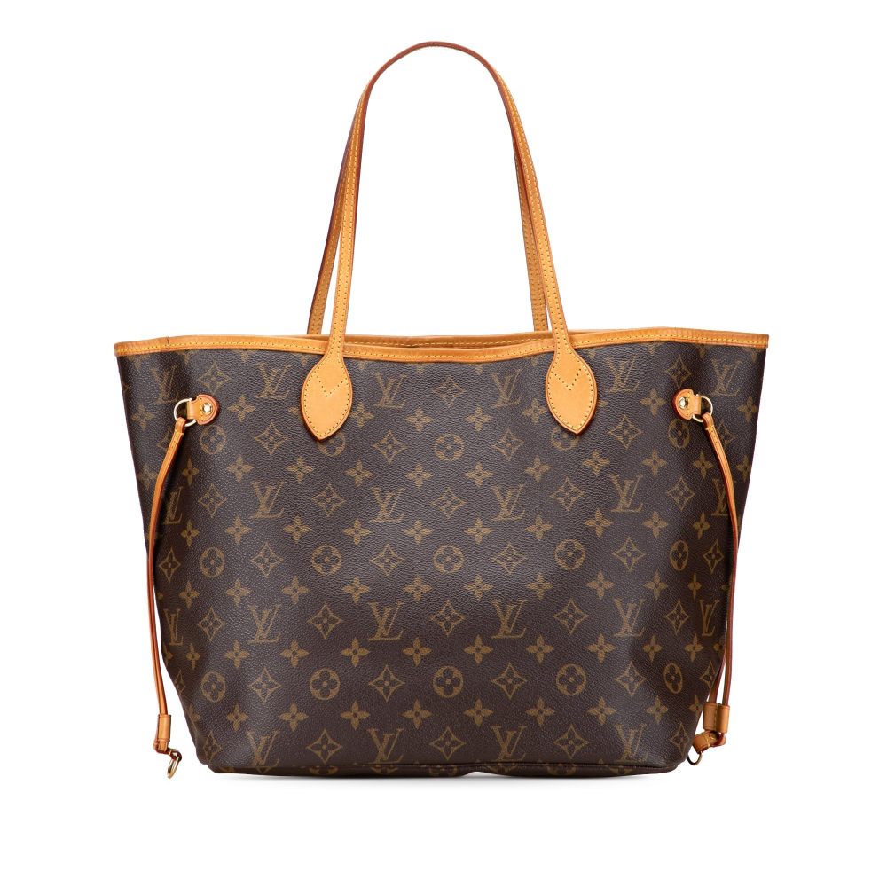Louis Vuitton Neverfull MM Canvas Pre-2013 Shopper Shoulder Bag Monogram