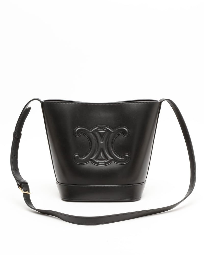 Celine Céline Small Bucket Cuir Triomphe Bag