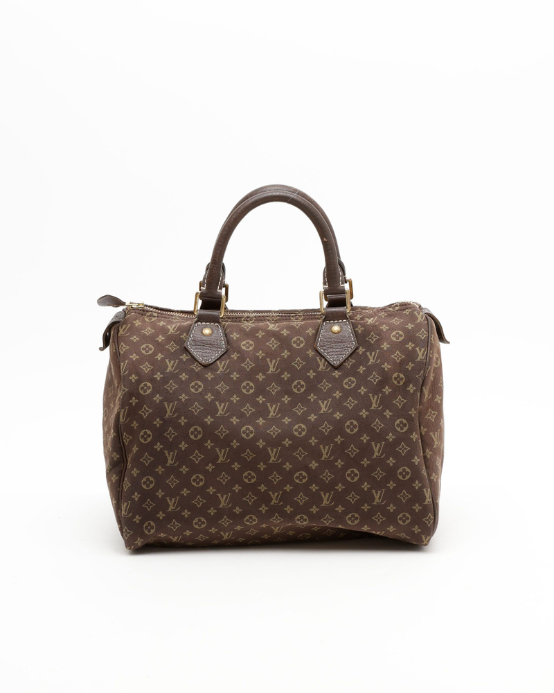 Louis Vuitton Mini Lin Speedy 30 Bag