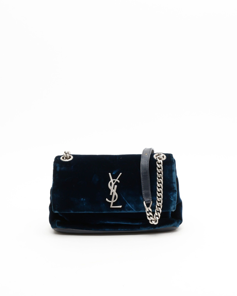 Saint Laurent Small Velvet West Hollywood Bag