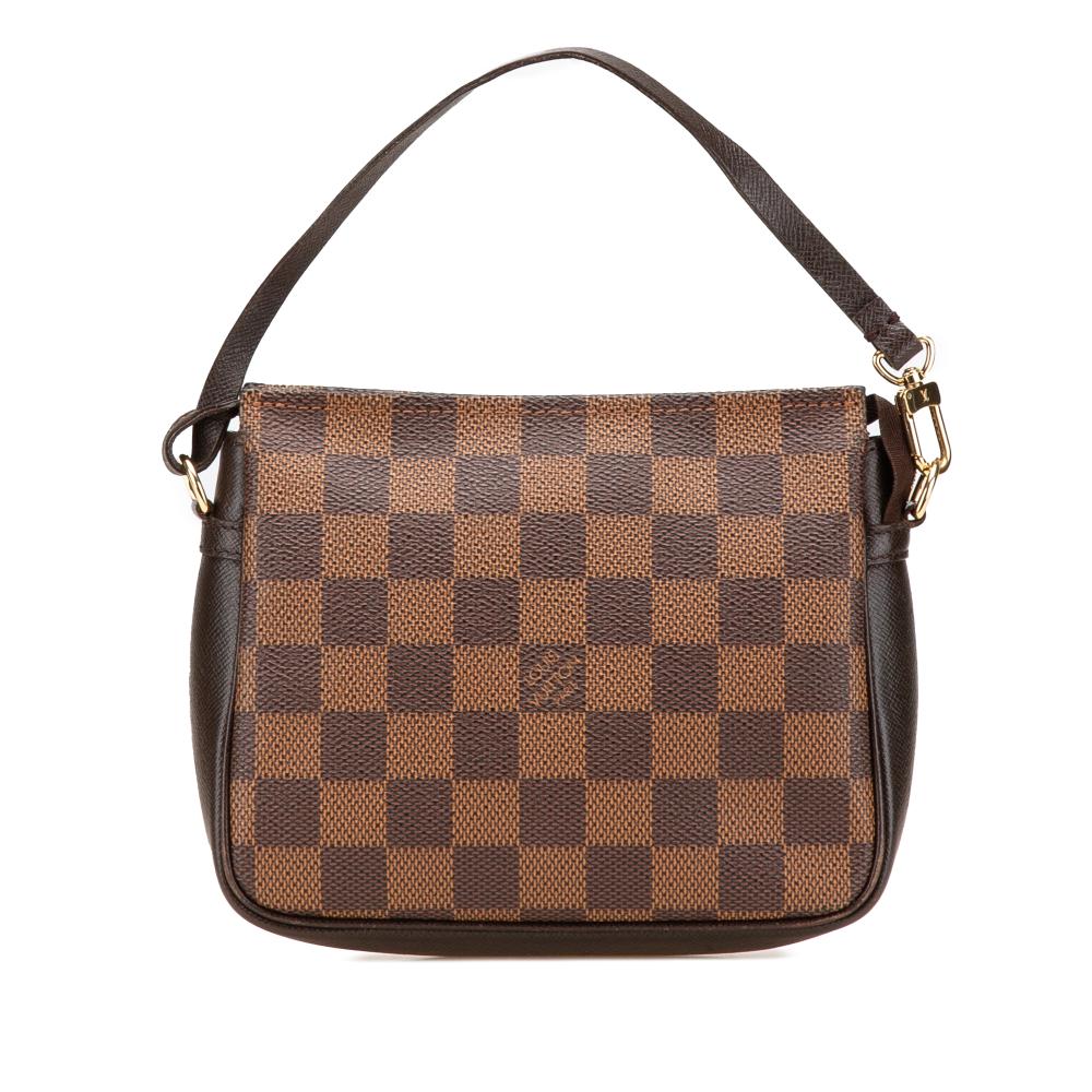 Louis Vuitton B Louis Vuitton Brown Damier Canvas Canvas Damier Ebene Trousse Pochette France