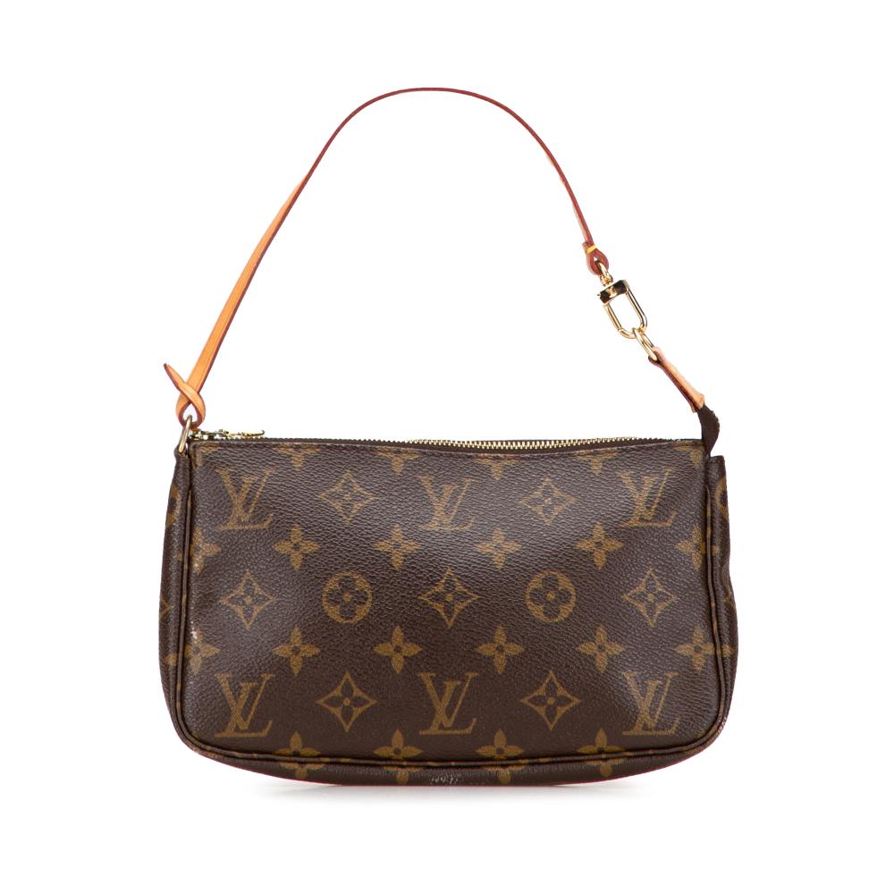 Louis Vuitton B Louis Vuitton Brown Monogram Canvas Fabric Monogram Pochette Accessoires France