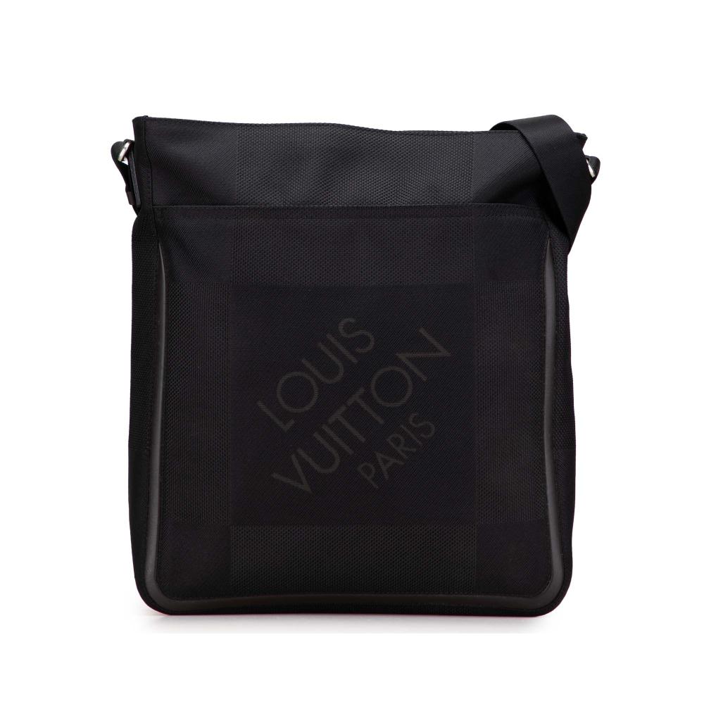 Louis Vuitton B Louis Vuitton Black Canvas Fabric Damier Geant Compagnon France