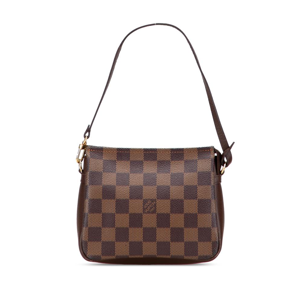 Louis Vuitton AB Louis Vuitton Brown Damier Canvas Fabric Damier Ebene Trousse Pochette France
