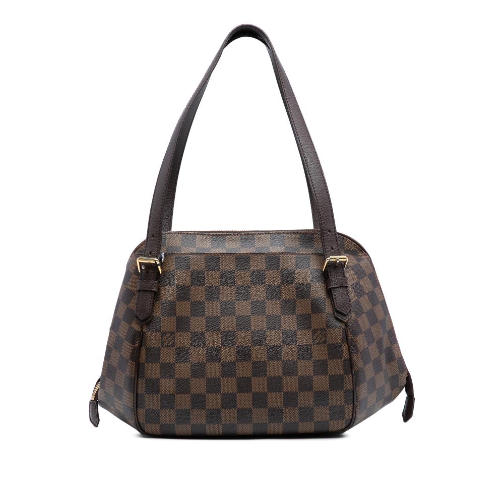 Louis Vuitton B Louis Vuitton Brown Damier Canvas Fabric Damier Ebene Belem MM France