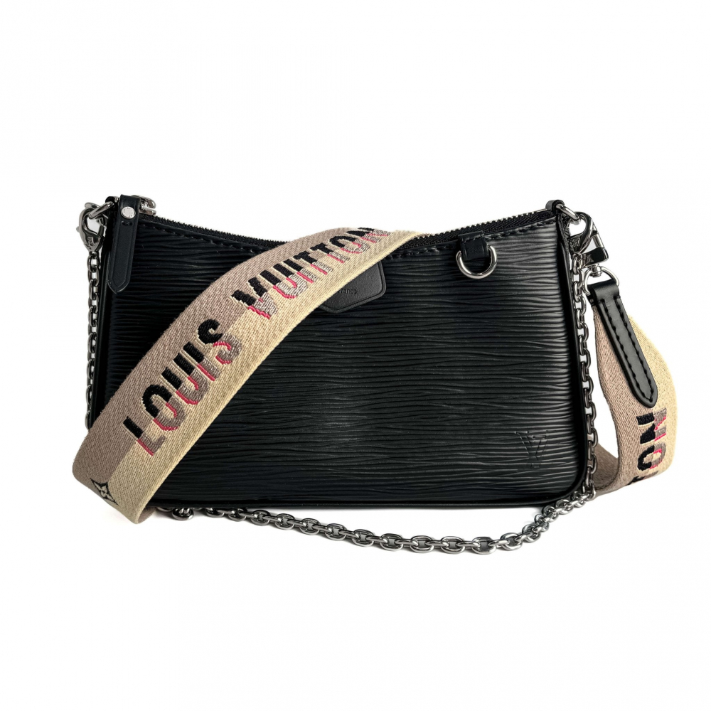 Louis Vuitton Easy Pouch On Strap Epi Leather 2-Ways Pouch Crossbody