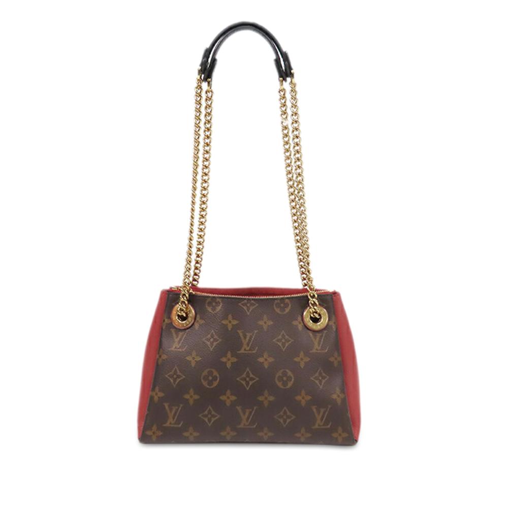 Louis Vuitton B Louis Vuitton Brown with Red Monogram Canvas Canvas Monogram Surene BB France
