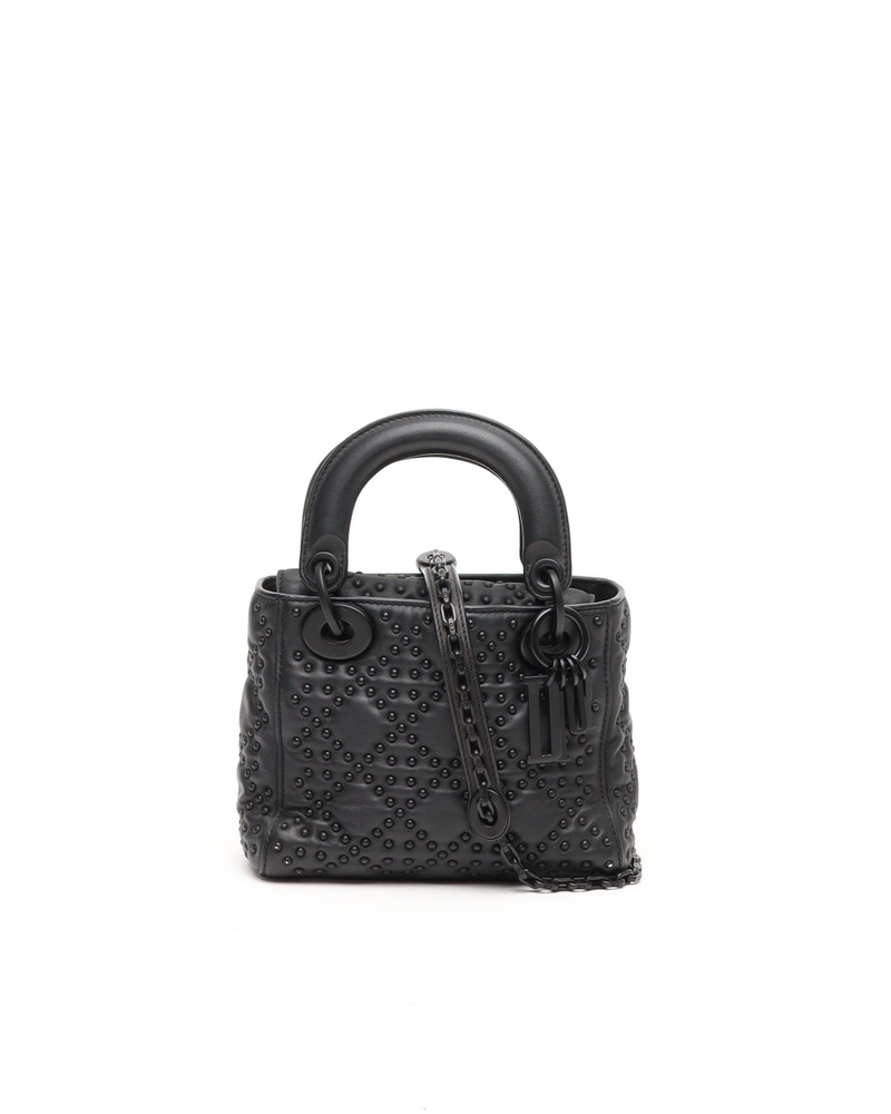 Christian Dior Mini Stud Lady Dior Bag