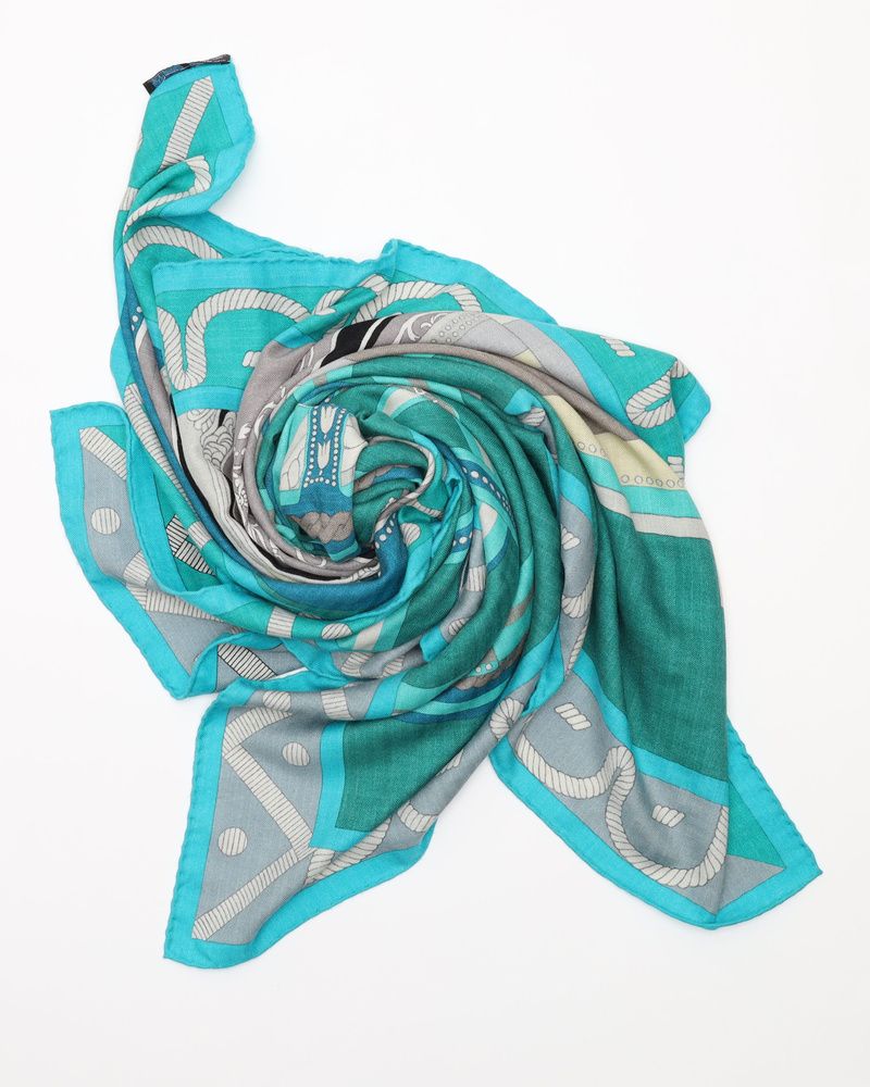 Hermès 130 Cashmere Silk Scarf