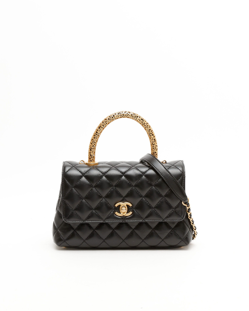 Chanel Small Signature Coco Handle Bag