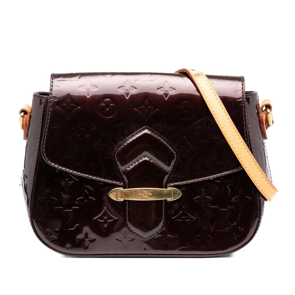 Louis Vuitton B Louis Vuitton Purple Vernis Leather Leather Monogram Vernis Bellflower GM France