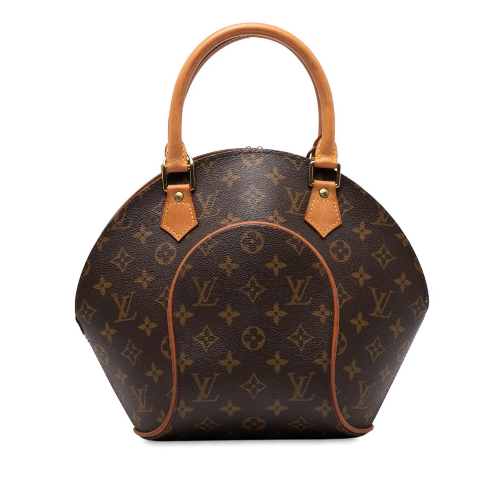 Louis Vuitton B Louis Vuitton Brown Monogram Canvas Fabric Monogram Ellipse PM France