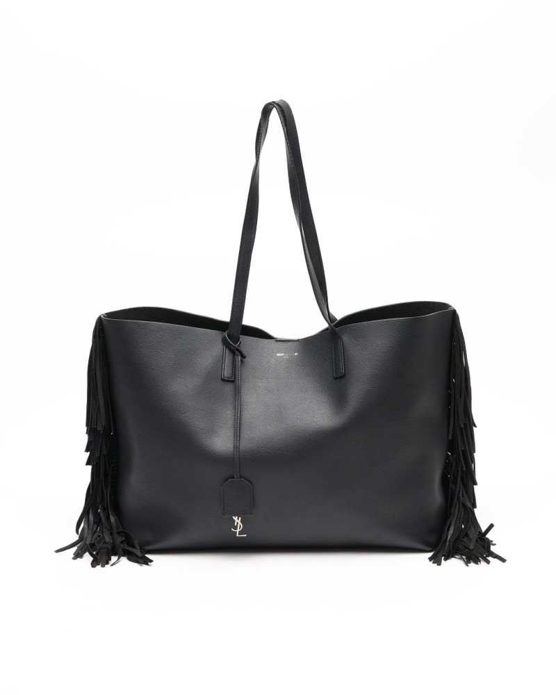 Saint Laurent Fringe Bold East/West Tote Bag