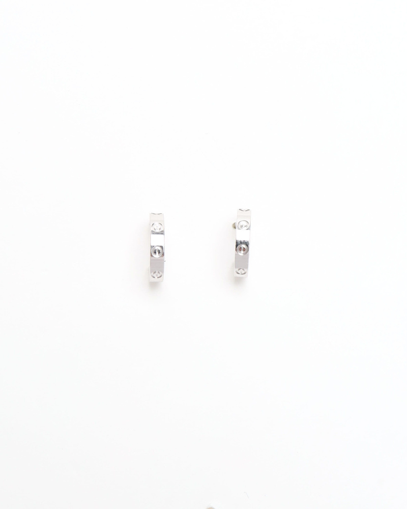 Cartier LOVE Hoop Earrings, Small Model