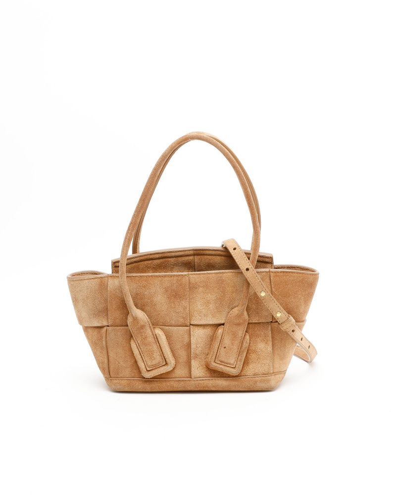 Bottega Veneta Suede Mini Arco Bag