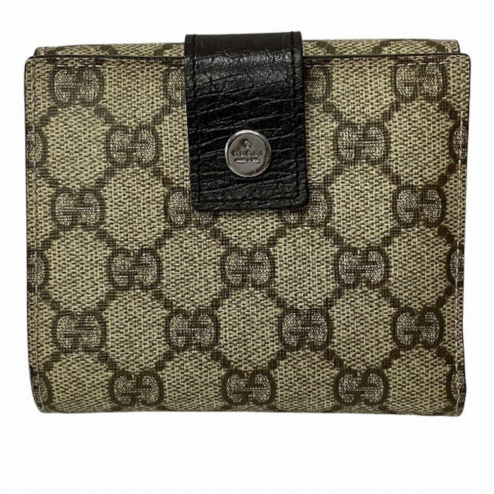 Gucci Zipped Pouch GG Coated Canvas with Applique Large