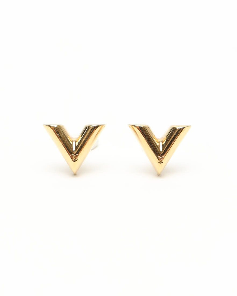 Louis Vuitton Essential V Stud Earrings