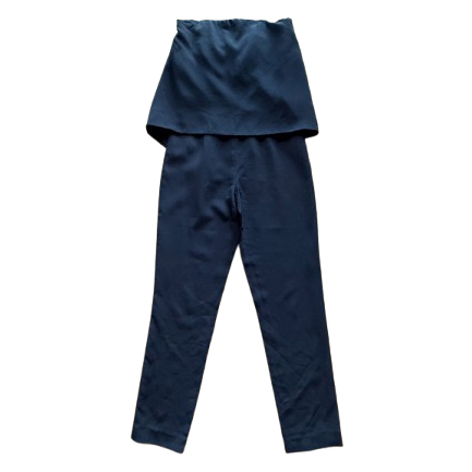 Intermix Schwarzer trägerloser Jumpsuit