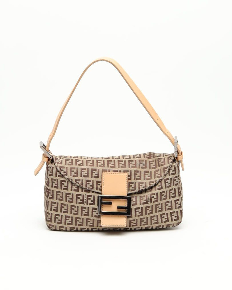 Fendi Zucca Baguette Bag