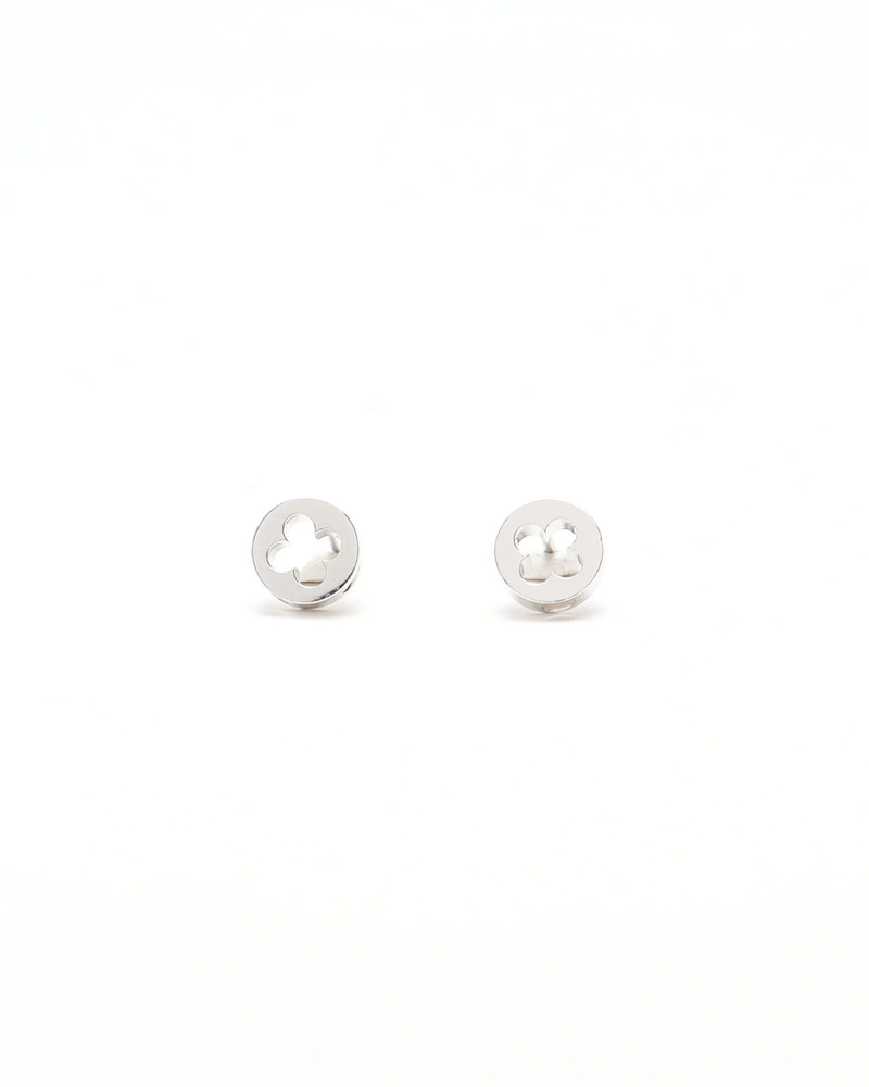 Louis Vuitton Empreinte Ear Studs, 18kt White Gold