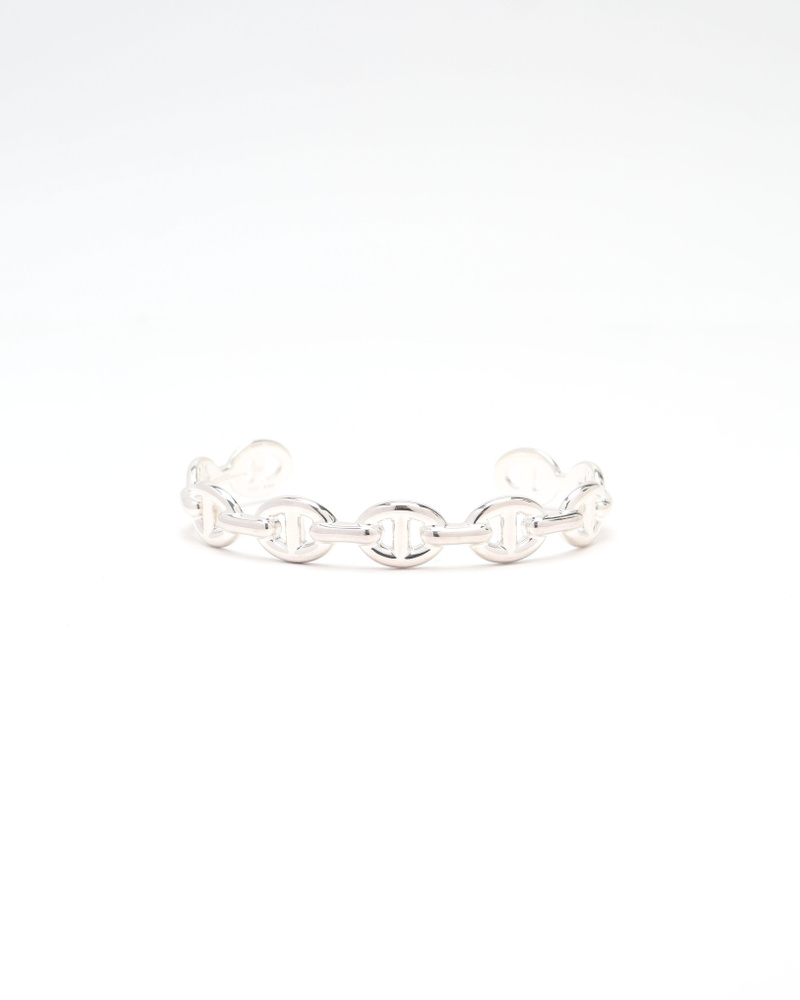 Hermès Chaîne d'Ancre Silver Bracelet