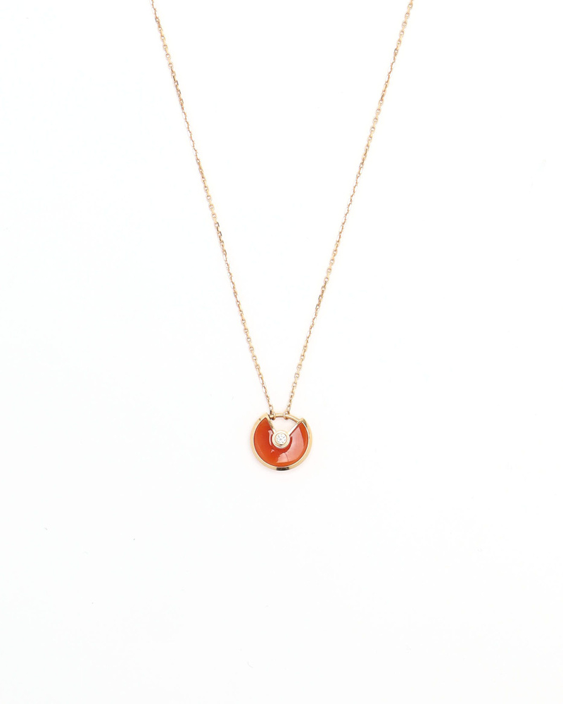 Cartier Amulette de Cartier Carnelian Necklace