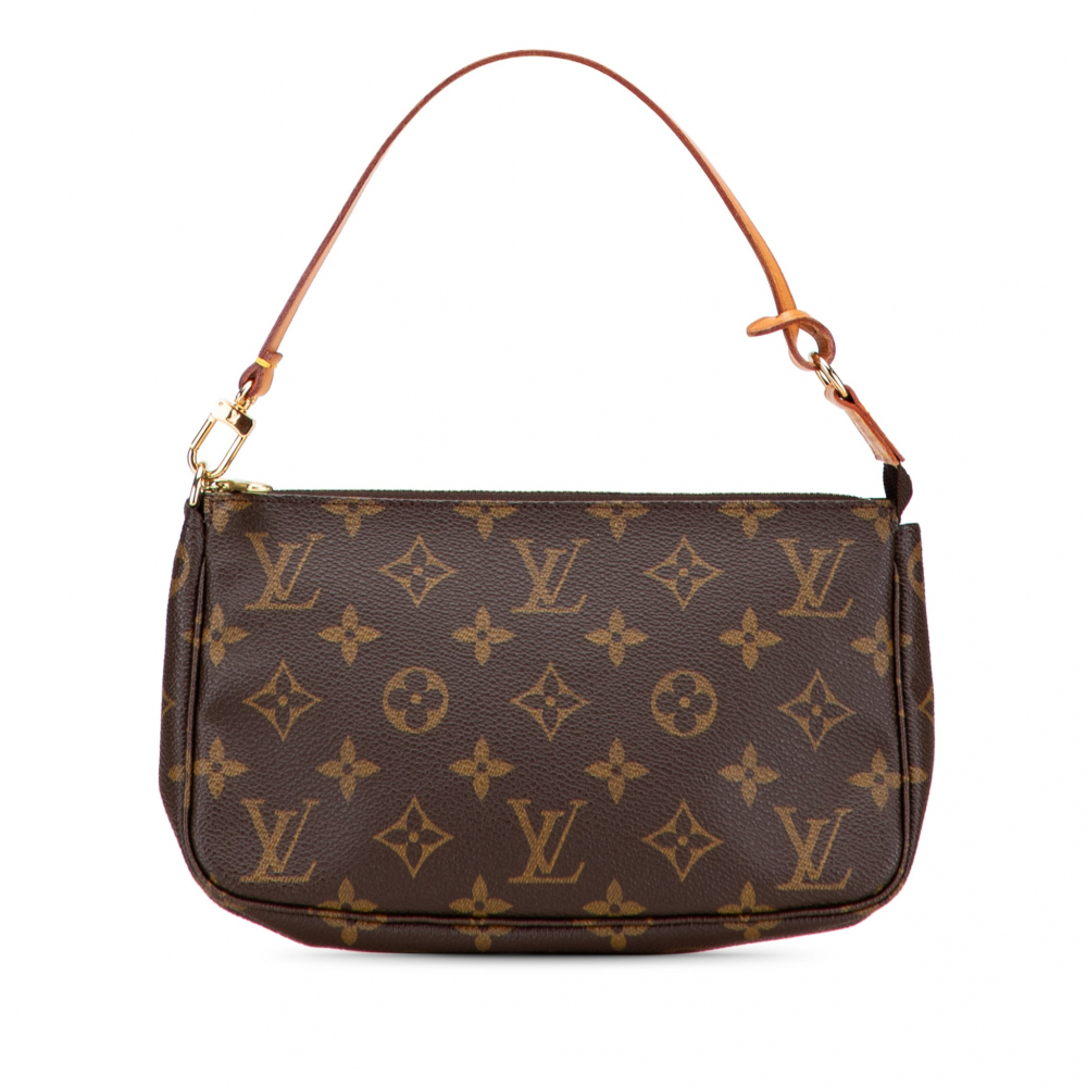 Louis Vuitton Pochette Canvas Pouch Clutch Monogram