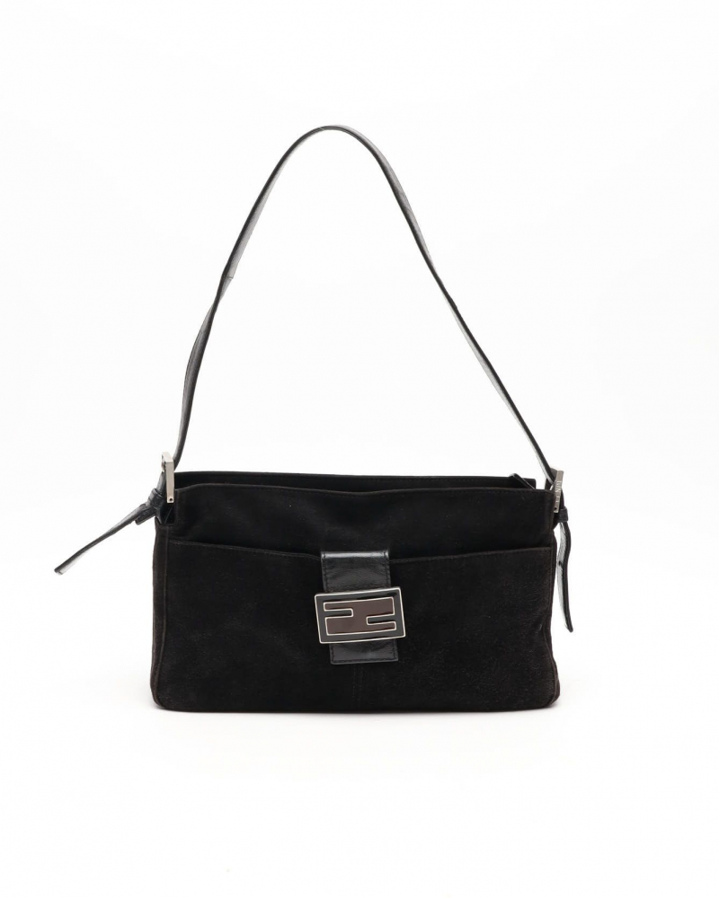 Fendi Suede Baguette Bag