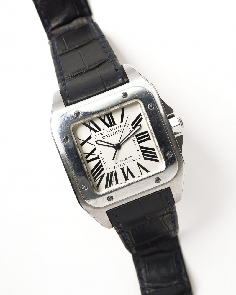 Cartier Santos 100 XI 41mm Ref 2656 Full Set 2006 Watch