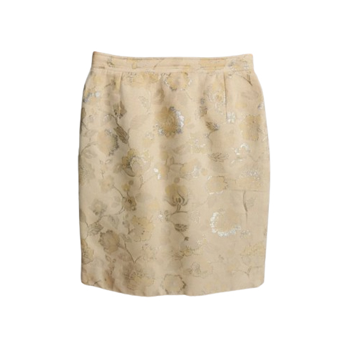 Valentino Golden flower skirt