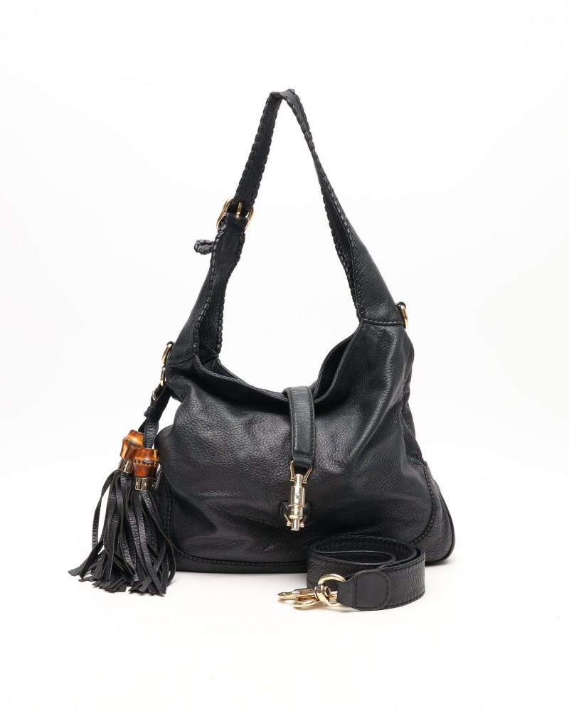 Gucci New Jackie Tassel Bamboo Bag