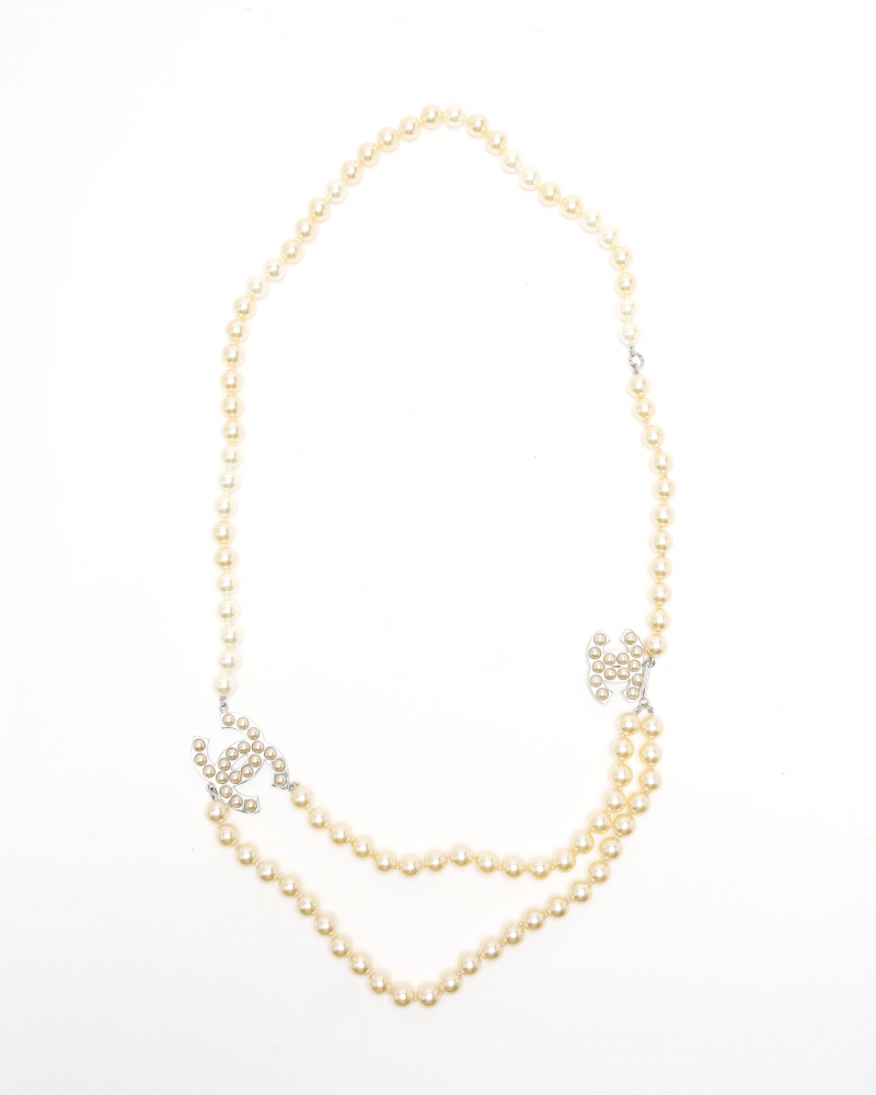 Chanel Pearl CC Double-Layer Belt