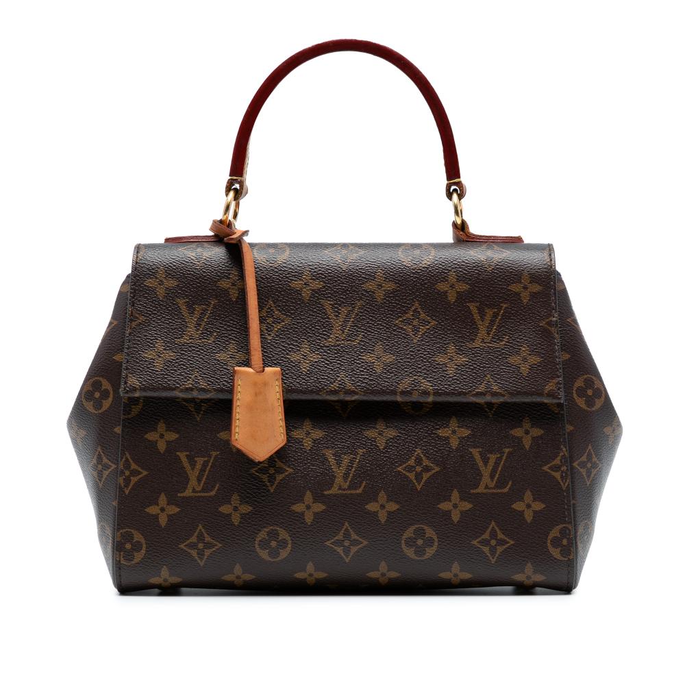 Louis Vuitton B Louis Vuitton Brown Monogram Canvas Fabric Monogram Cluny BB France