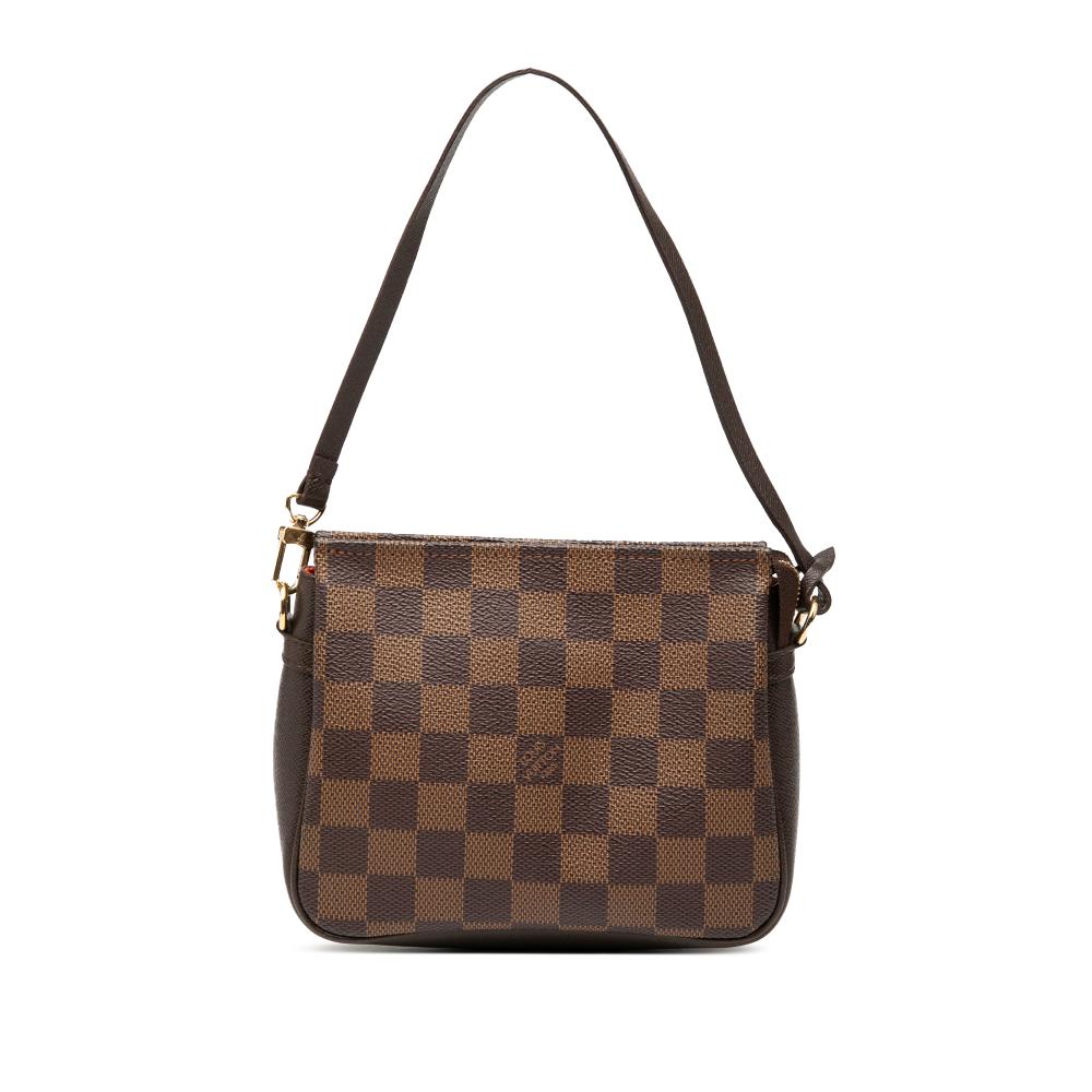 Louis Vuitton AB Louis Vuitton Brown Damier Canvas Fabric Damier Ebene Trousse Pochette France