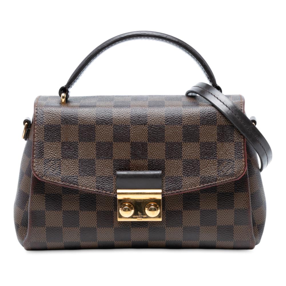 Louis Vuitton B Louis Vuitton Brown Damier Canvas Fabric Damier Ebene Croisette France