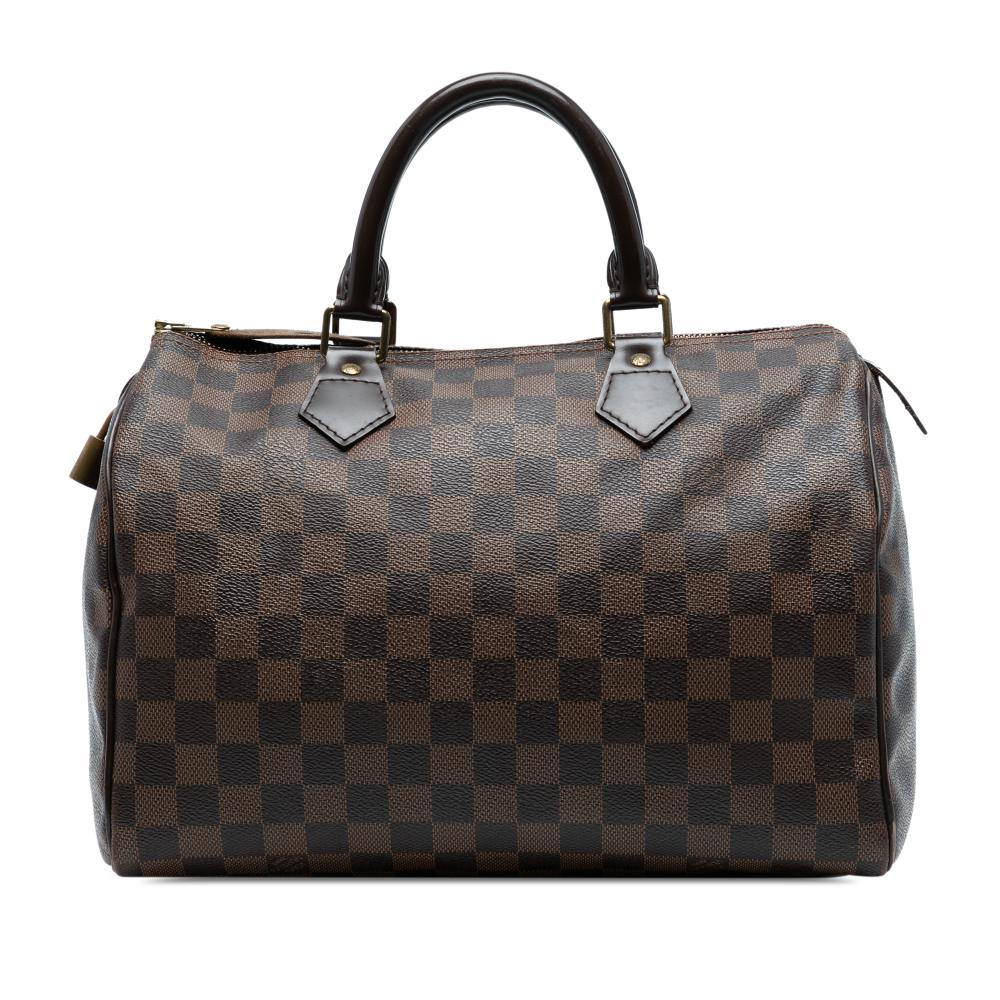 Louis Vuitton B Louis Vuitton Brown Damier Canvas Fabric Damier Ebene Speedy 30 France