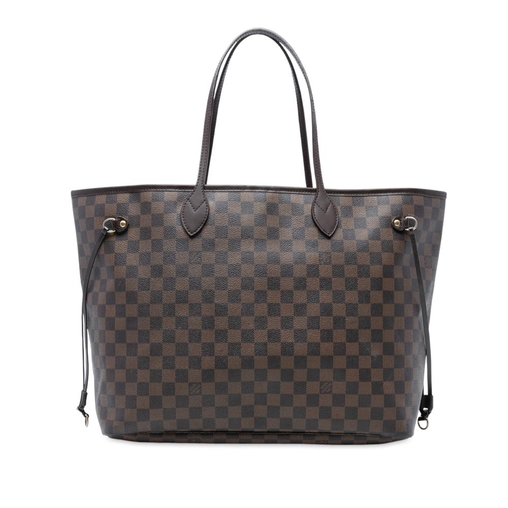 Louis Vuitton AB Louis Vuitton Brown Damier Canvas Fabric Damier Ebene Neverfull GM France