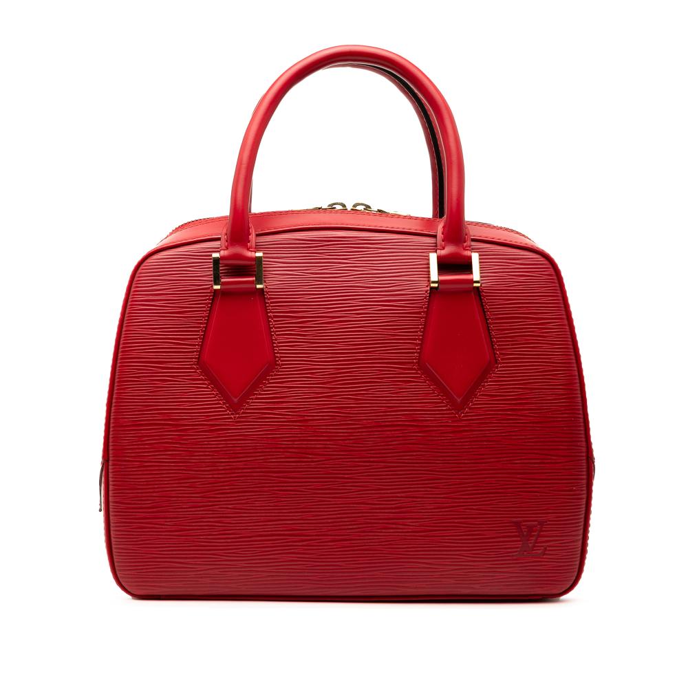 Louis Vuitton B Louis Vuitton Red Epi Leather Leather Epi Sablons France