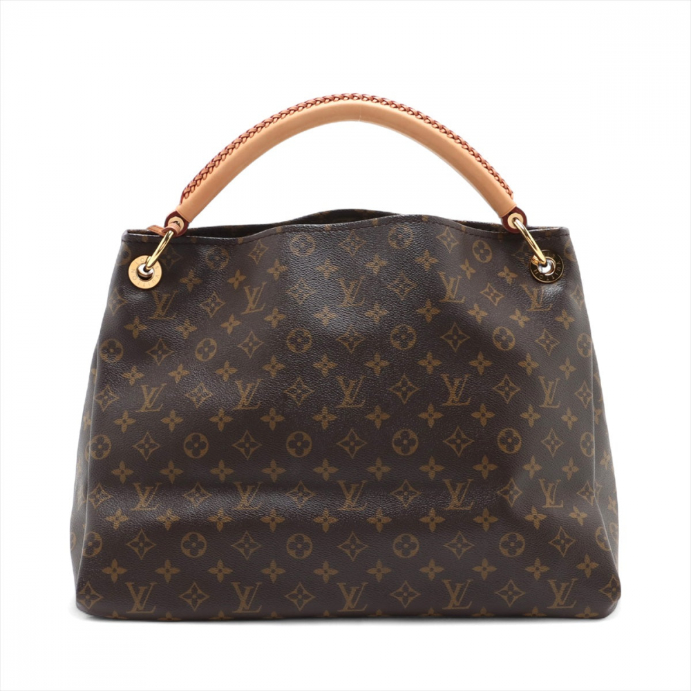Louis Vuitton Artsy Canvas Hobo Shoulder Bag Monogram