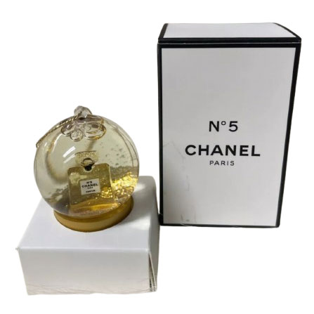 Chanel N5 Snowball Christmas Tree ornament with original Box
