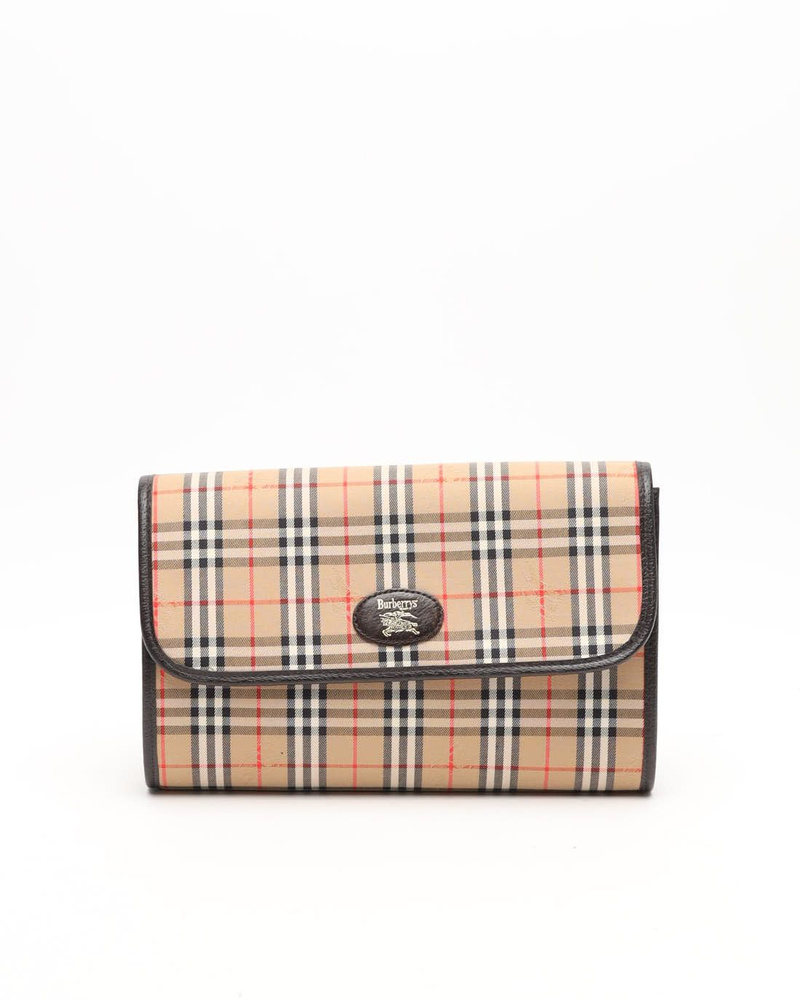 Burberry Nova Check Clutch Bag