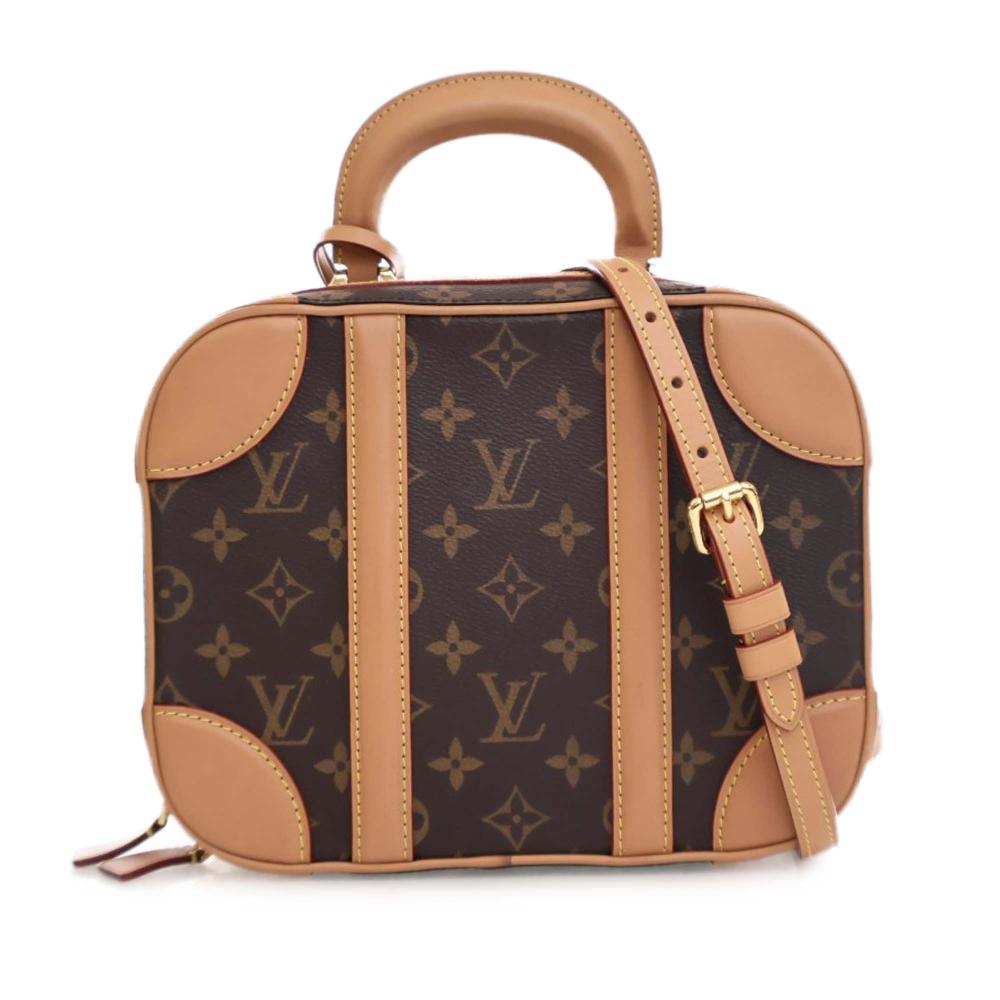 Louis Vuitton AB Louis Vuitton Brown Monogram Canvas Fabric Monogram Valisette PM France