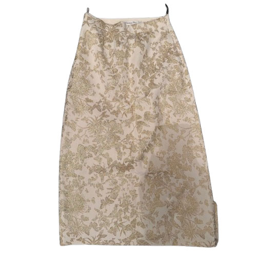 Christian Dior Midirock mit geradem Schnitt