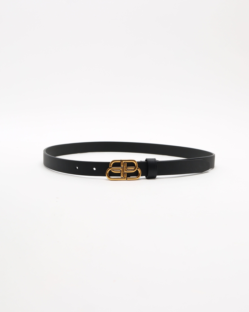 Balenciaga BB Leather Belt, size 80
