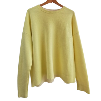 Marc Cain Pastel yellow jumper