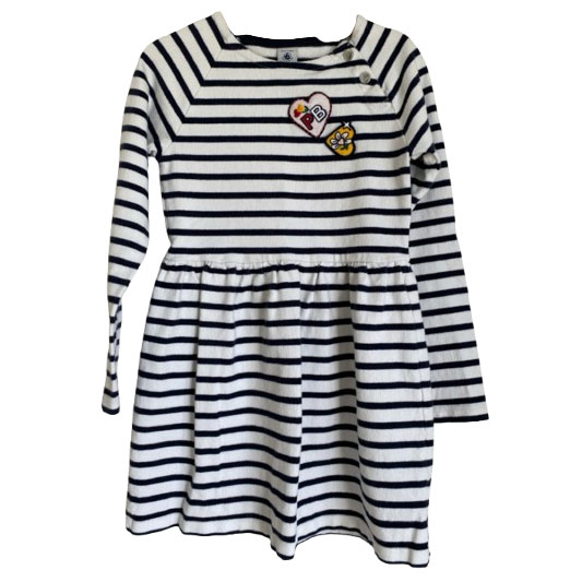 Petit Bateau Robe marinière