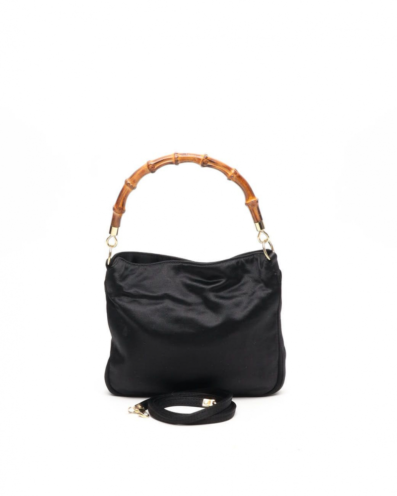 Gucci Satin Bamboo Bag
