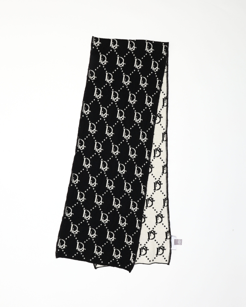 Christian Dior Oblique Wool Scarf